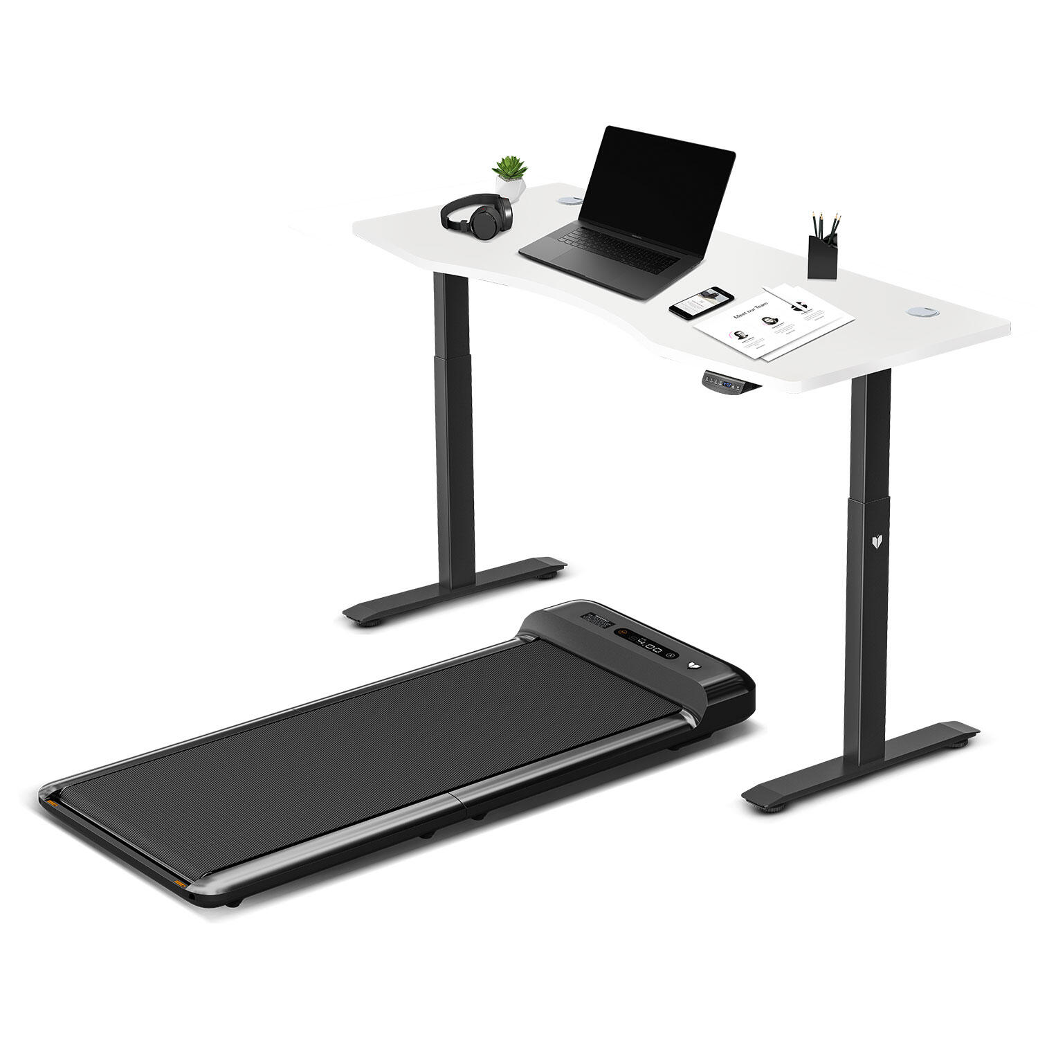 Lifespan Fitness Walkingpad M2 Treadmill with Dual Motor Automatic Standing Desk