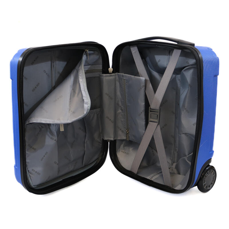 Troler Lamonza Capri, 40x30x20 cm, 2.35 kg, albastru