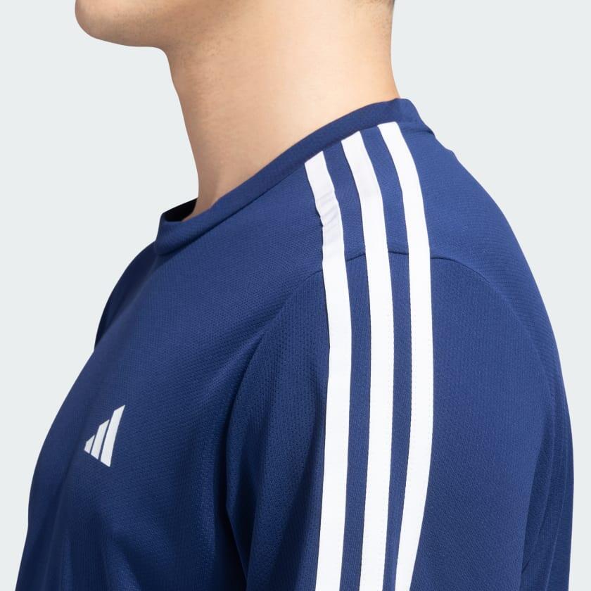 Adidas TR-ES BASE 3S T Men Training T-Shirt Blue