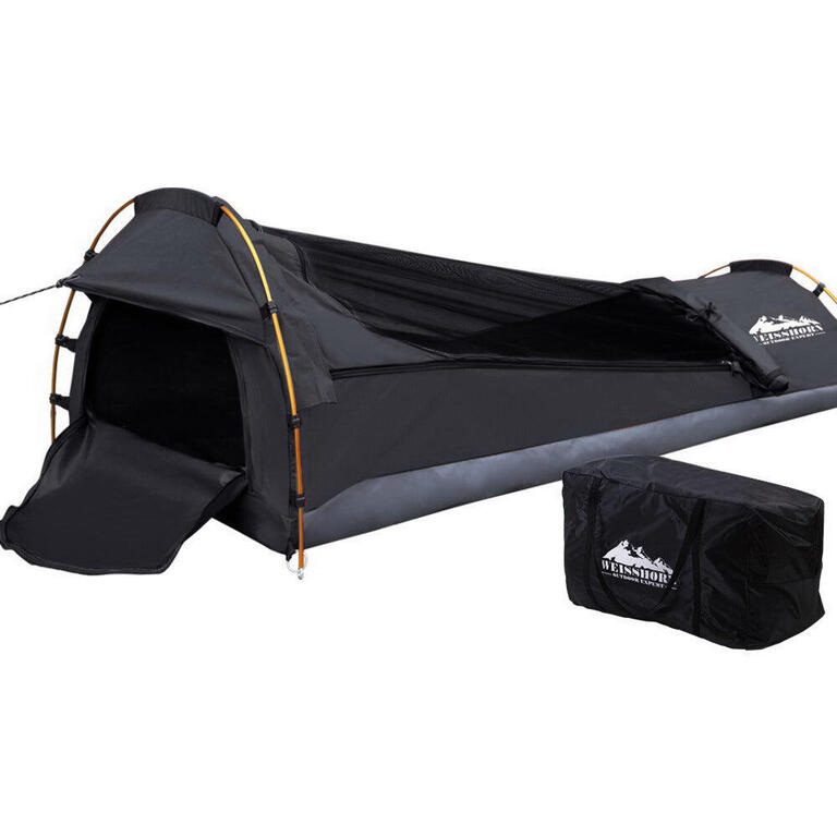 Camping Swags Single Biker Swag Ripstop Canvas