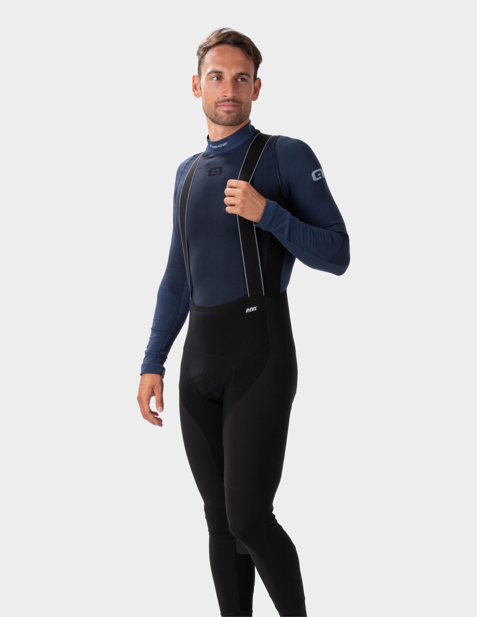 Ale Cycling Pantaloncini Con Calzamaglia Uomo Pantaloni Da Ciclismo Da Uomo  Con Salopette Alé Clima Warm Plus