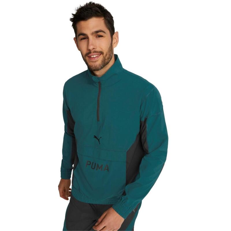Jachetă de antrenament pentru bărbați PUMA FIT Woven 1/2 ZIP