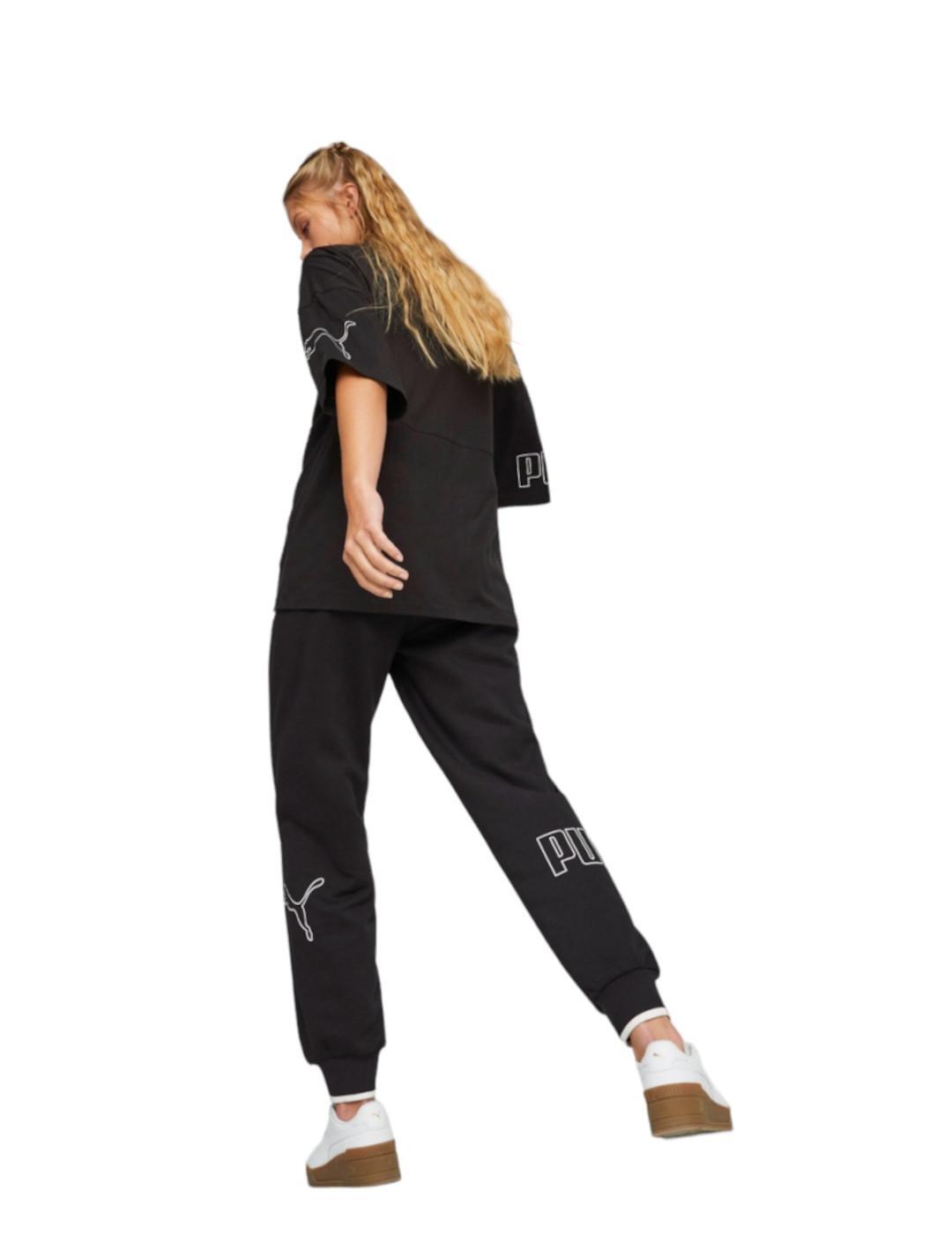 Jogging haute femme Puma Power Colorblock 4/5