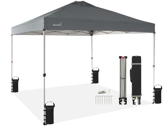 Namiot ogrodowy pawilon kempingowy Pavillon Solvorn 3 x 3m, ekspresowy montaż