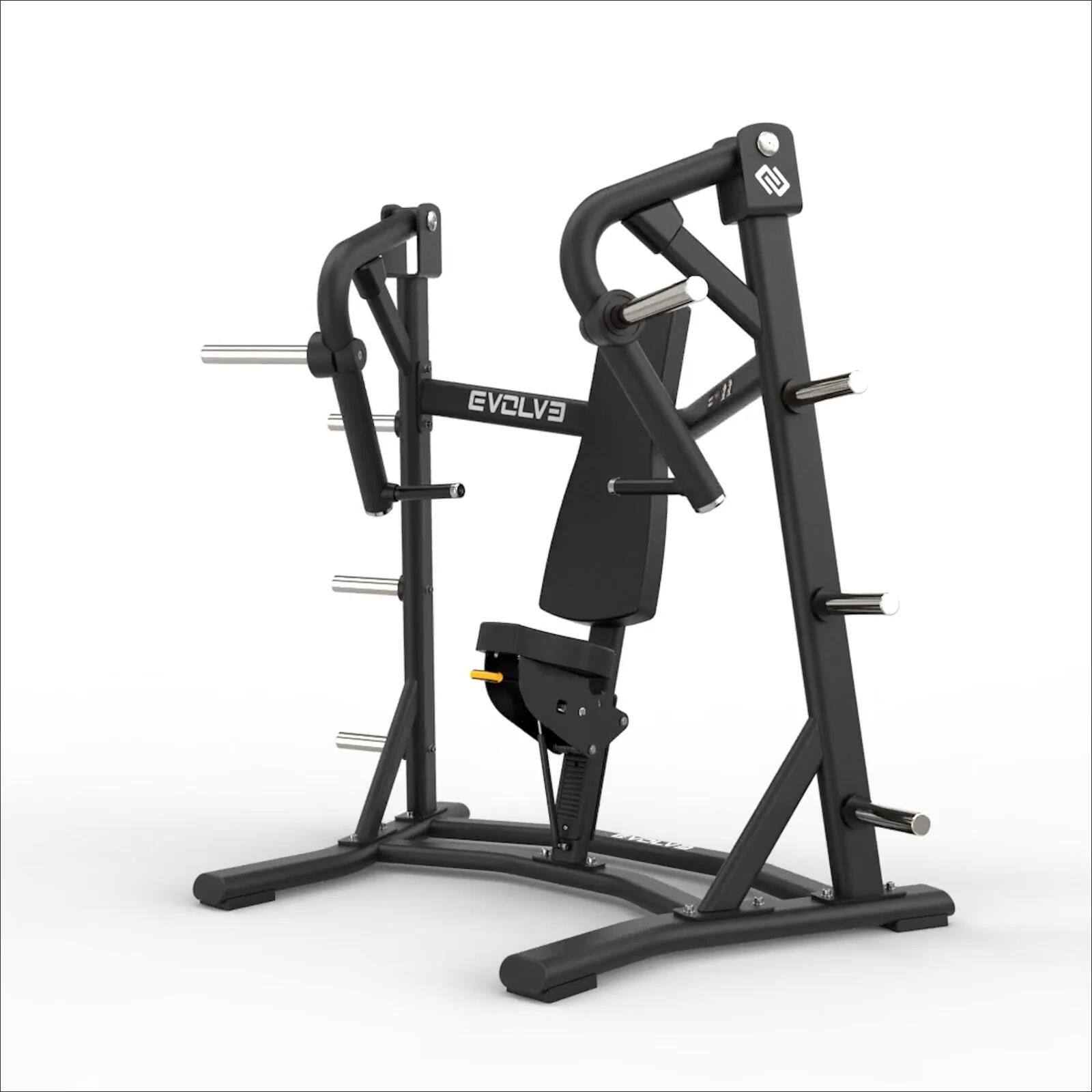 Evolve - Evolve Fitness Ul-10 - Chest Press Machine - Plate Loaded - Appareil Multifonction - Noir - Taille Unique - Decathlon