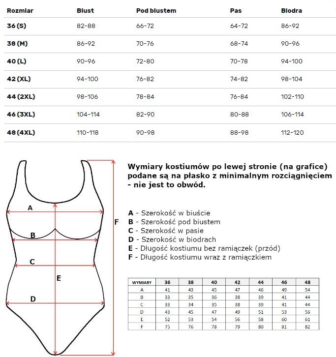 Damski kostium kąpielowy jednoczęściowy  Aqua Speed Greta II 3/3