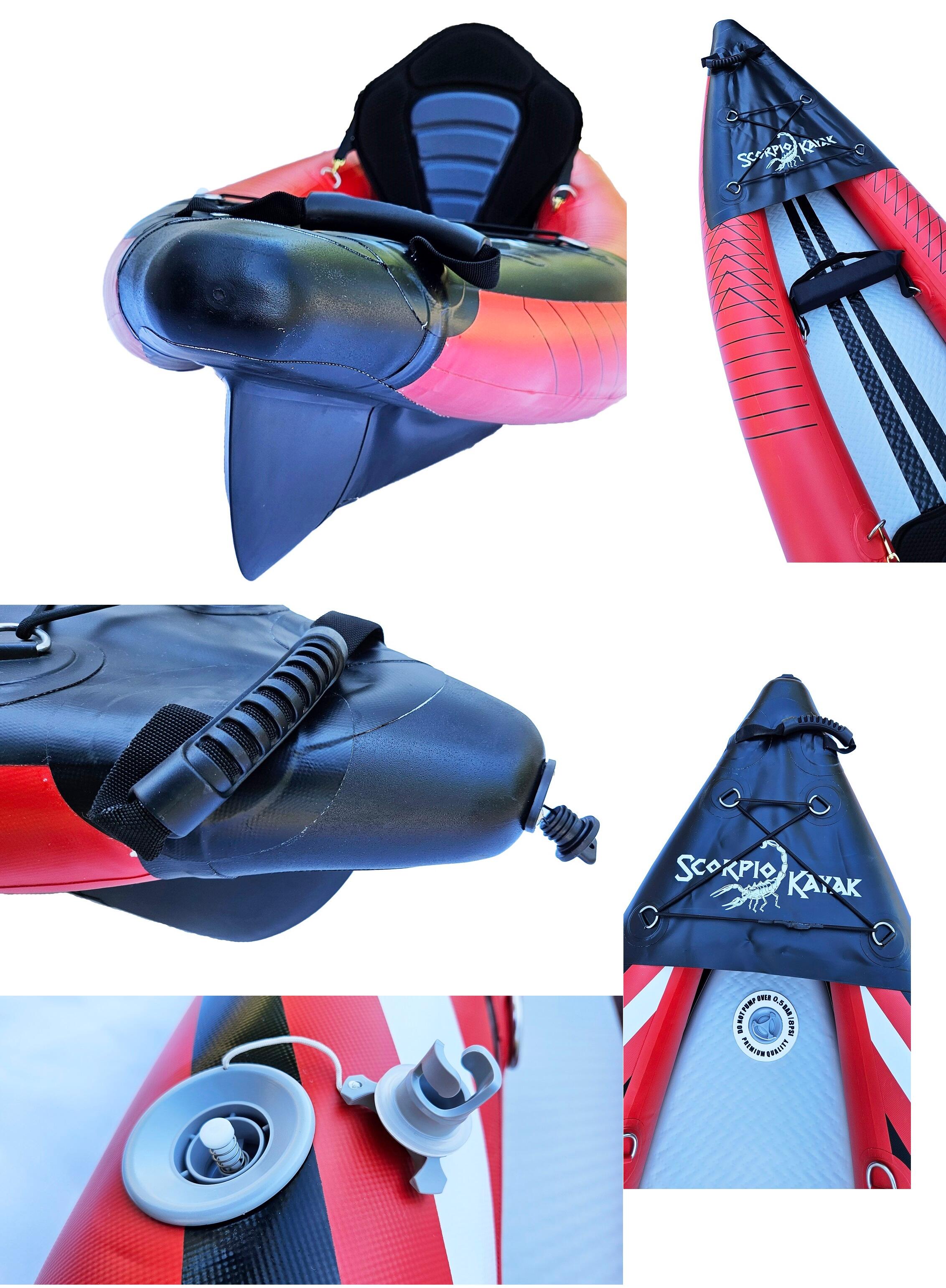 KAJAK PNEUMATYCZNY DO PŁYWANIA SCORPIO KAYAK HYBRID II ZESTAW 7/7
