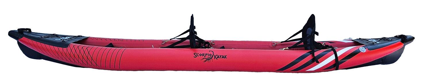 KAJAK PNEUMATYCZNY DO PŁYWANIA SCORPIO KAYAK HYBRID II ZESTAW 5/7