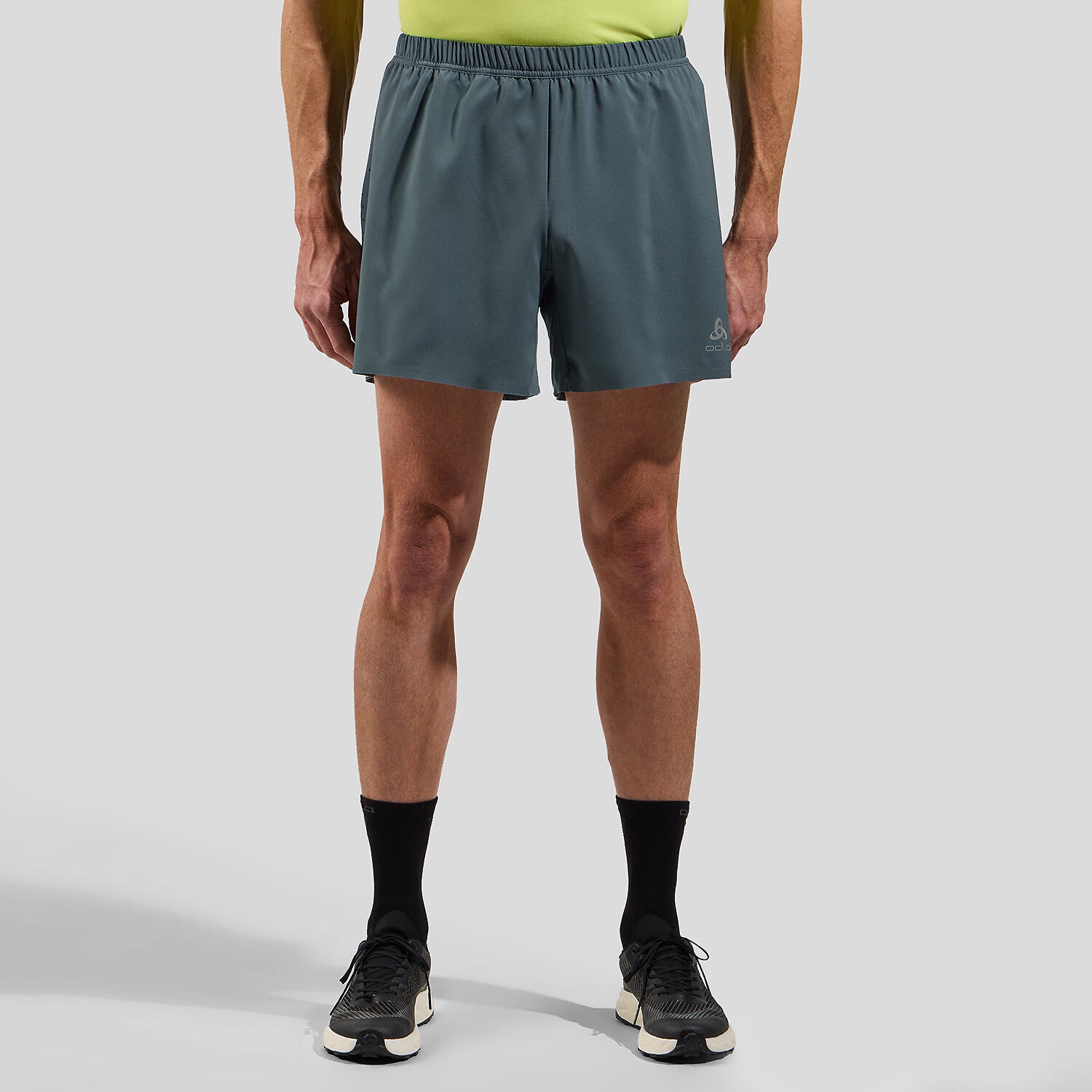 Short de Running Odlo Zeroweight 5 Inch Gris 3/3