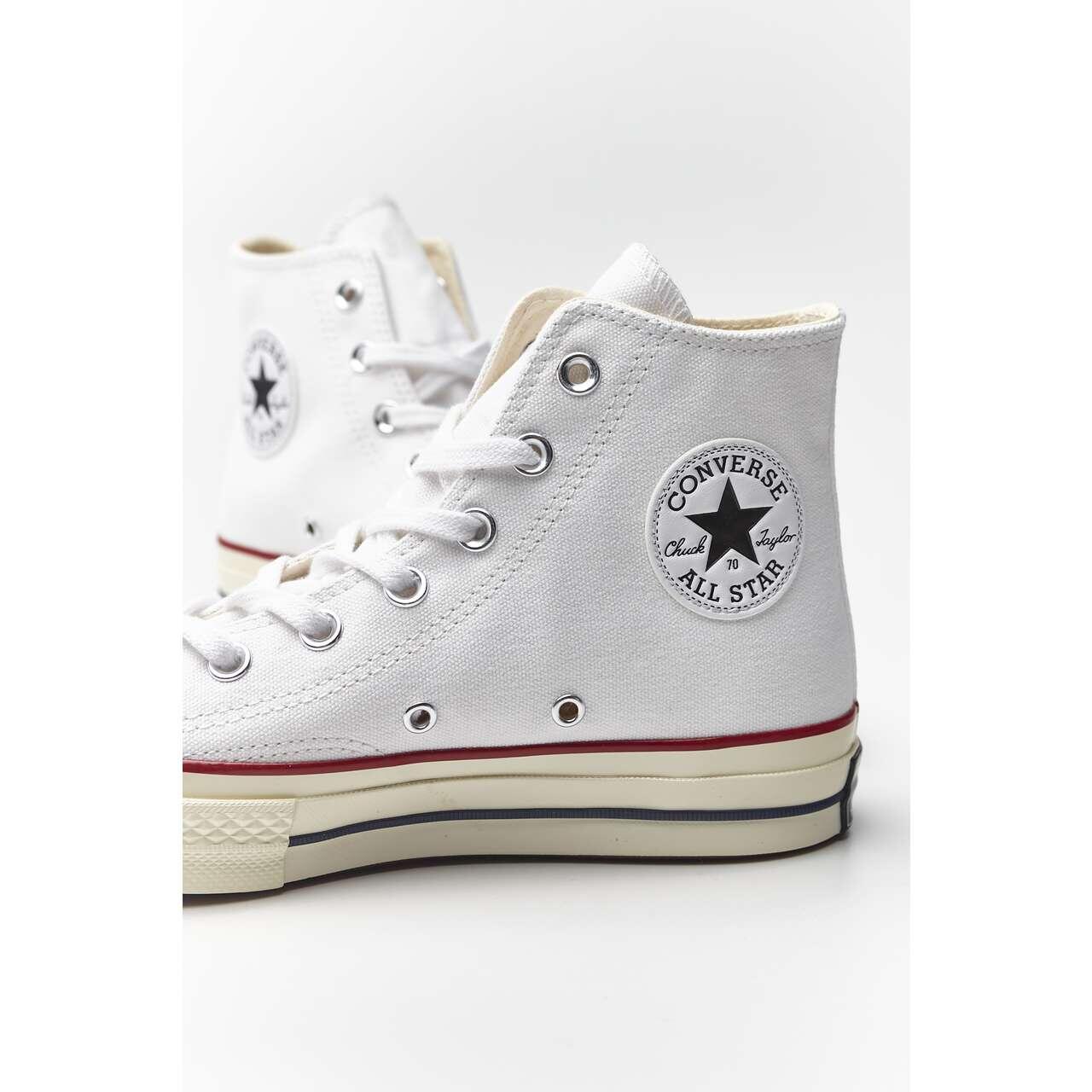 Chaussures Adultes Converse Chuck 70 Vintage Canvas High Blanc 6/6