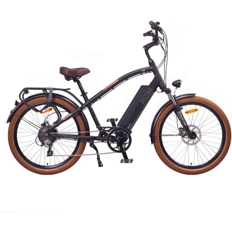 Vélo Electrique Cruiser NCM Miami - 26", 250W, Batterie 48V 16Ah 768Wh