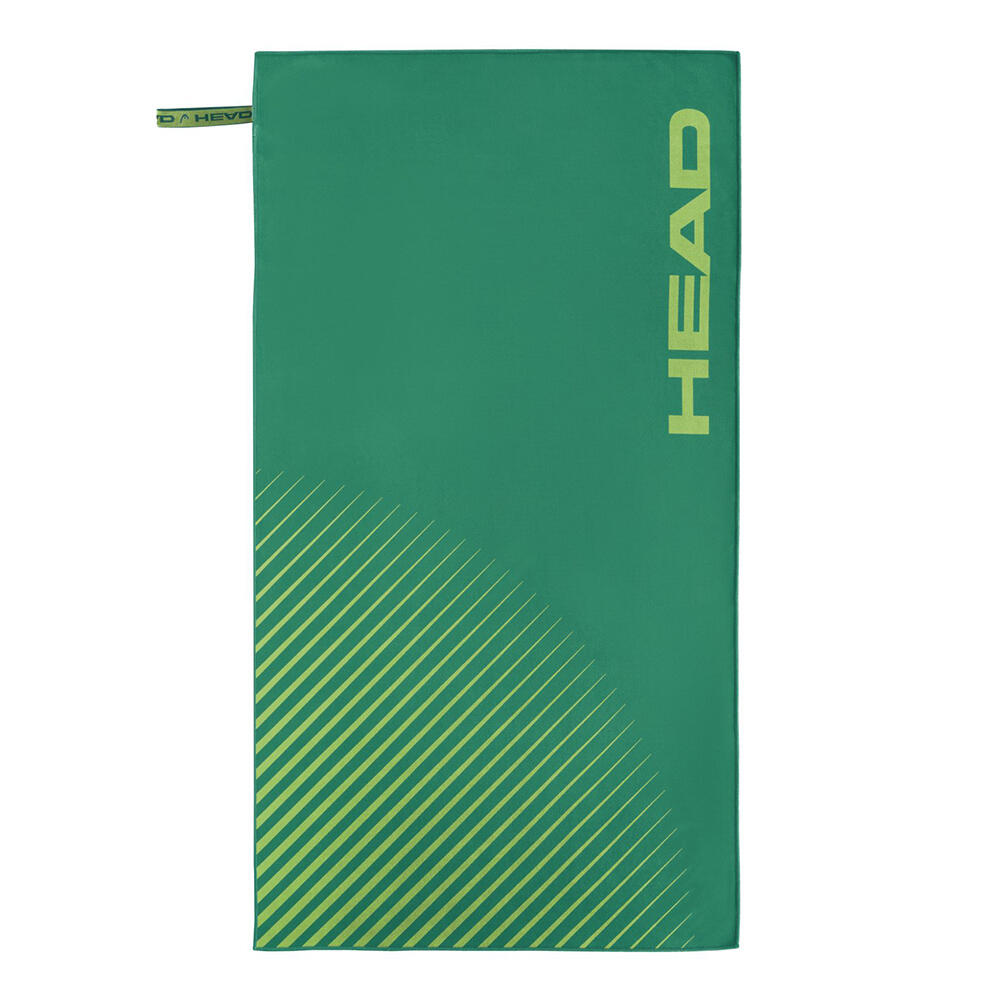 Head - Serviette De Plage En Microfibre, 90x180 Multi-usage, Couleur Stripes Grass - Serviette De Bain - Vert - No Size - Decathlon