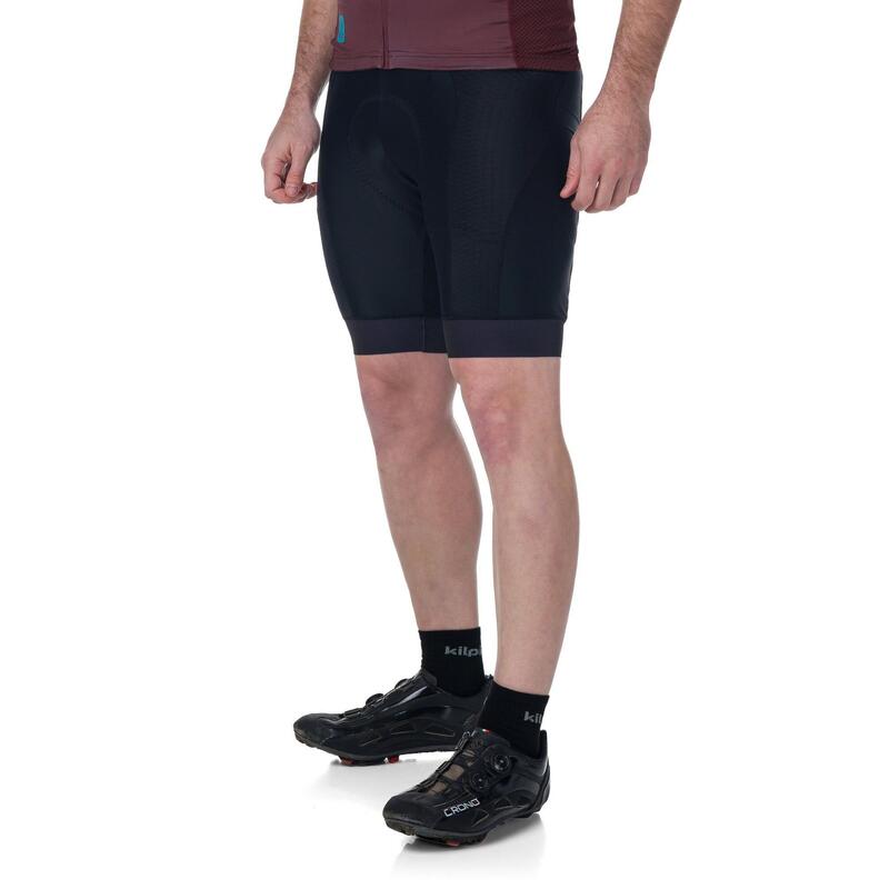 Culotte corto con tirantes RIDER-M ciclismo hombre Kilpi negro