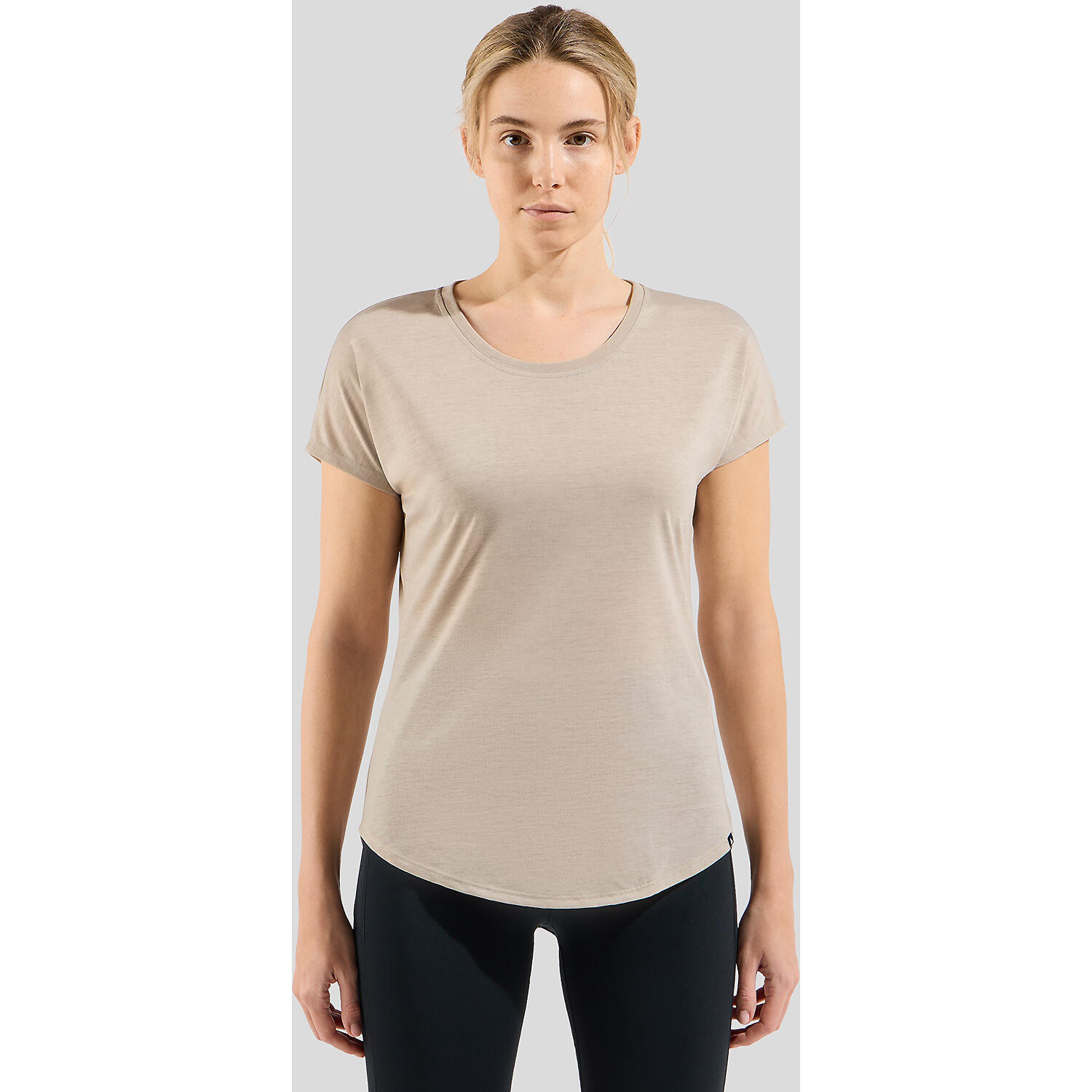 Damen T-Shirt Essential Natural 3/5