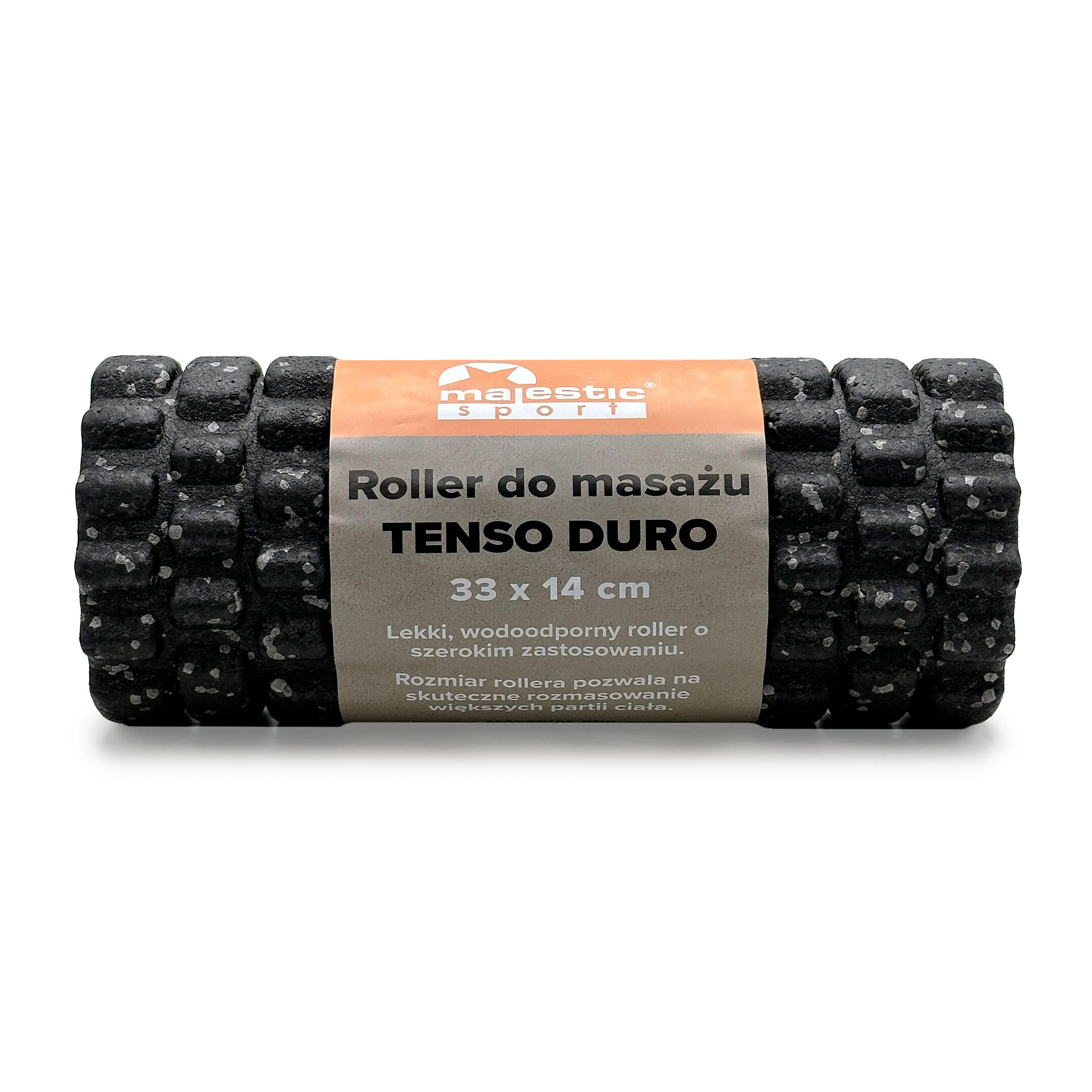Roller do masażu Majestic Sport TENSO DURO 33x14 cm z wypustkami 4/5