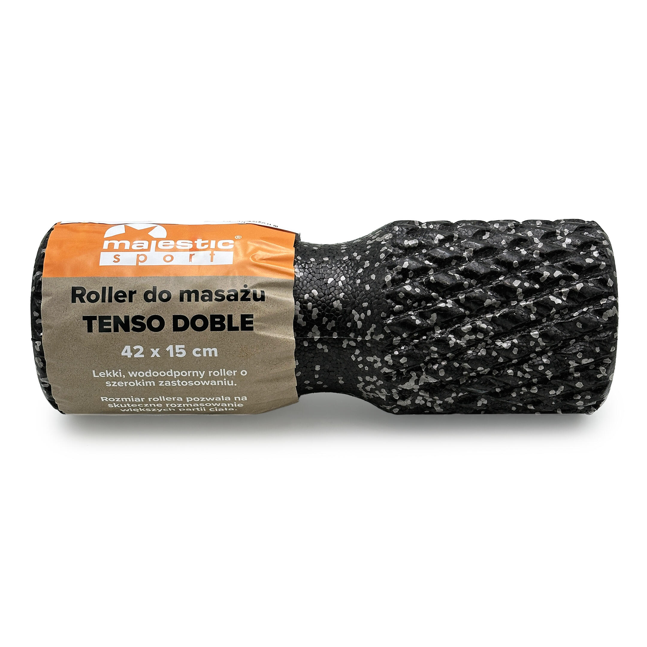 Roller do masażu Majestic Sport TENSO DOBLE 42x15 cm z wypustkami 4/5