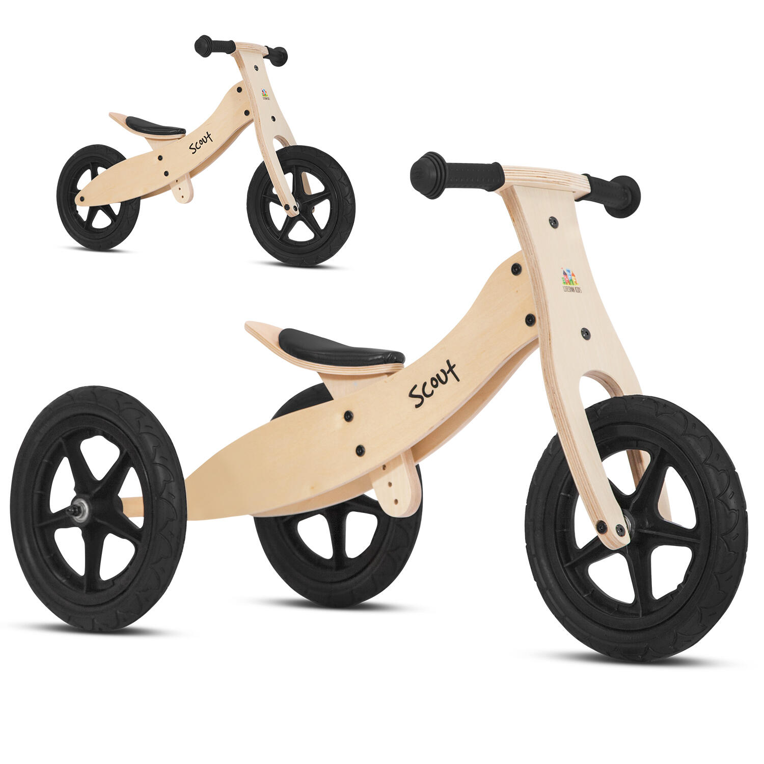 Lifespan Kids Scout 2-in-1 Balance Bike & Trike - 2 to 6 Years