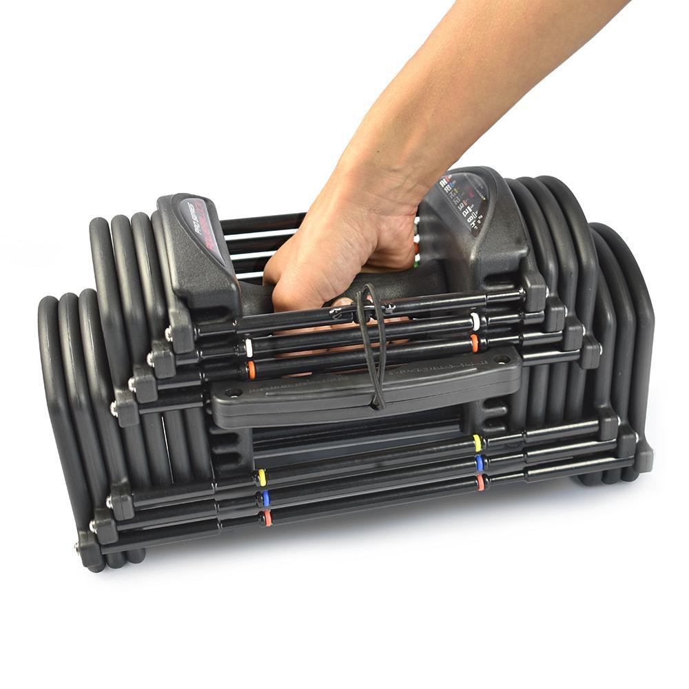 Paire d'haltères ajustables PBPRO32 pour fitness et musculation 3/6