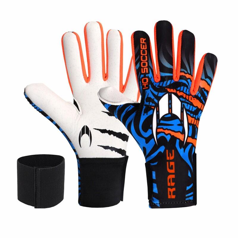 RAGE PLUS HAZARD V2 BLUE soccer goalkeeper gloves