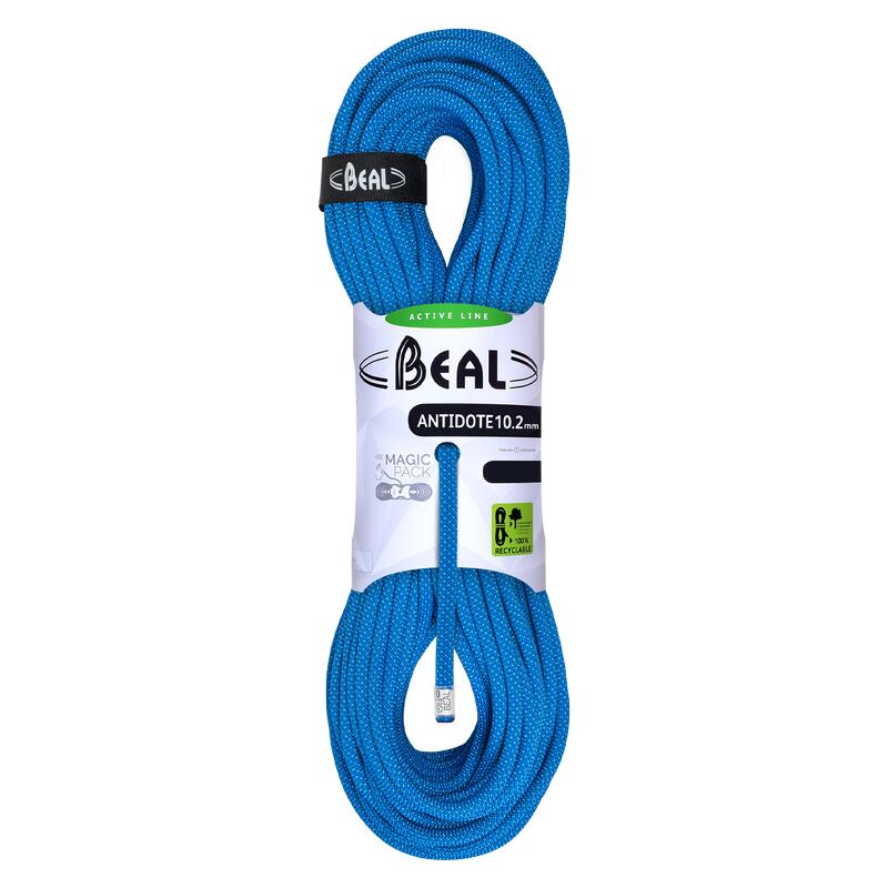 Beal - Corde D'Escalade Beal Antidote 10,2 Mm 50 M Bleu Légère 66 G/m Certifiée En 892 - Corde D'Escalade - Bleu - Taille Unique - Decathlon