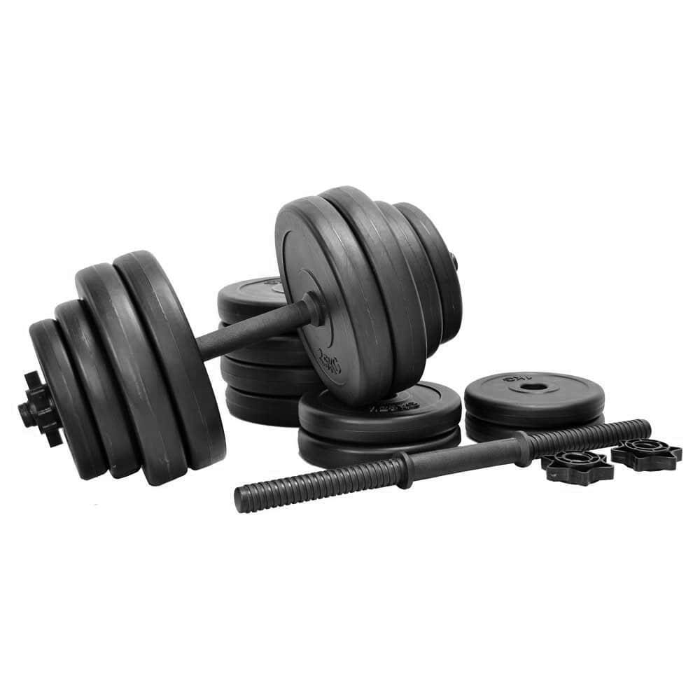Hantelbank Force 3 - inkl. verstellbarem Hantelset 28 kg 5/7