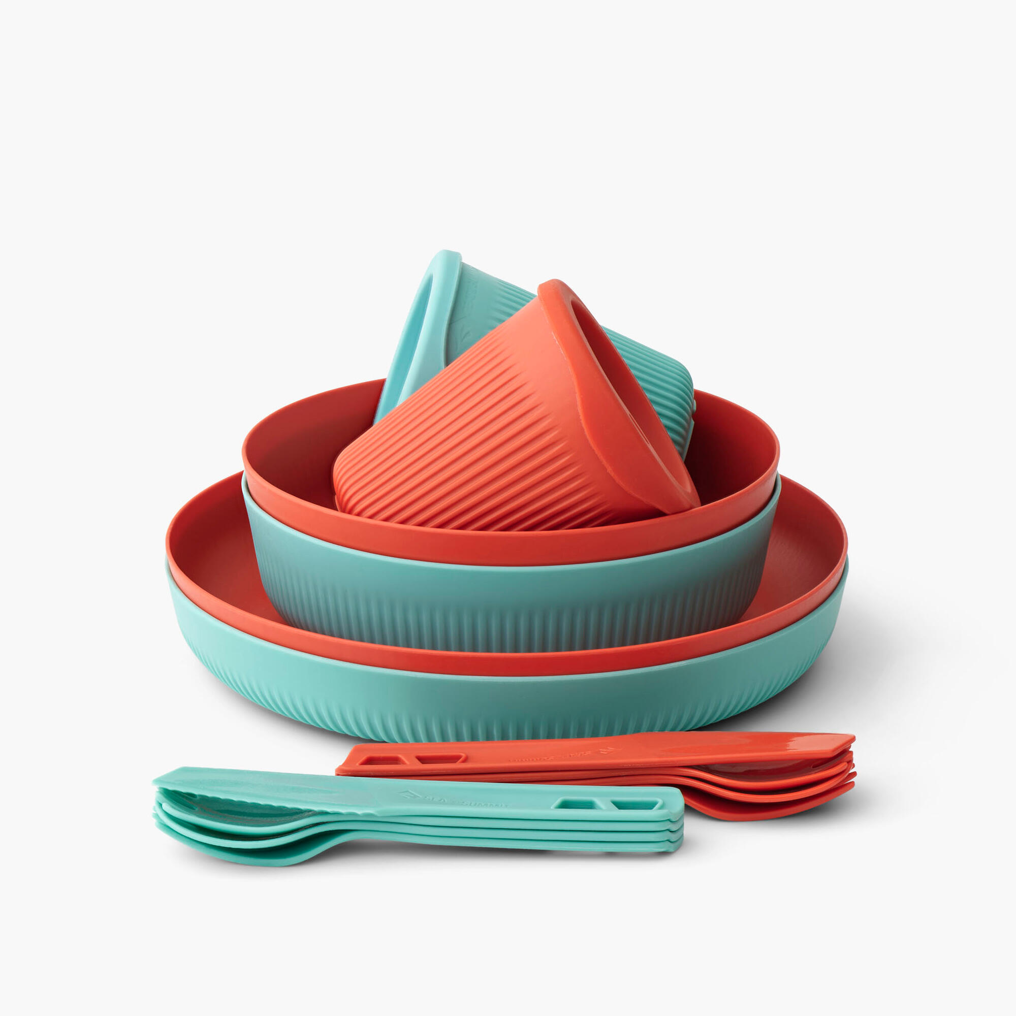 Geschirrset Passage Dinnerware Set 2P 14-teilig blue-orange 2/7