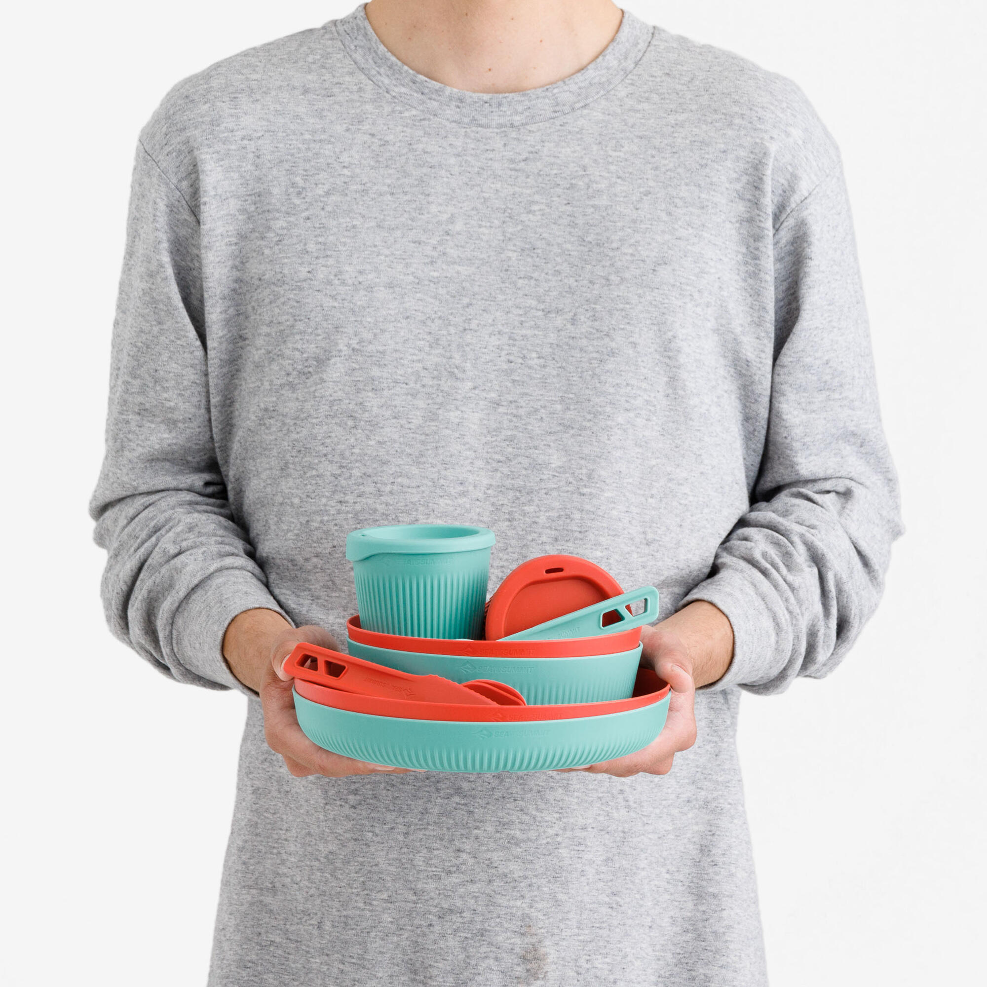 Geschirrset Passage Dinnerware Set 2P 14-teilig blue-orange 4/7