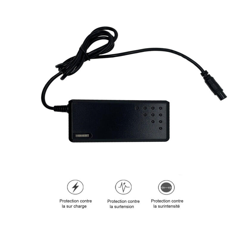 Hoverboard Chargeur 42V (2 pins)- Piece trottinette élèctrique 3/5