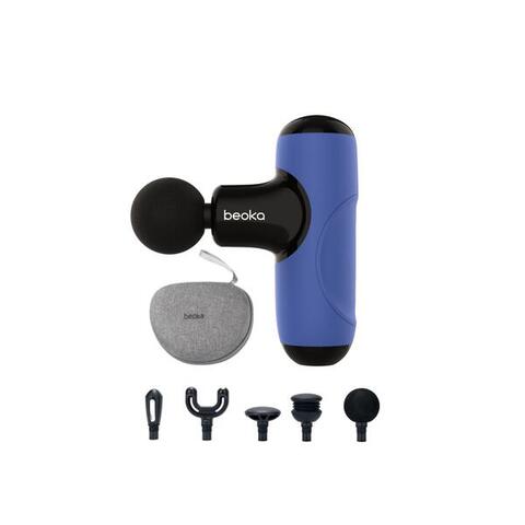 Image 429: SUPER MINI Q1 Travel-Fit Massage Gun (Sapphire Blue)