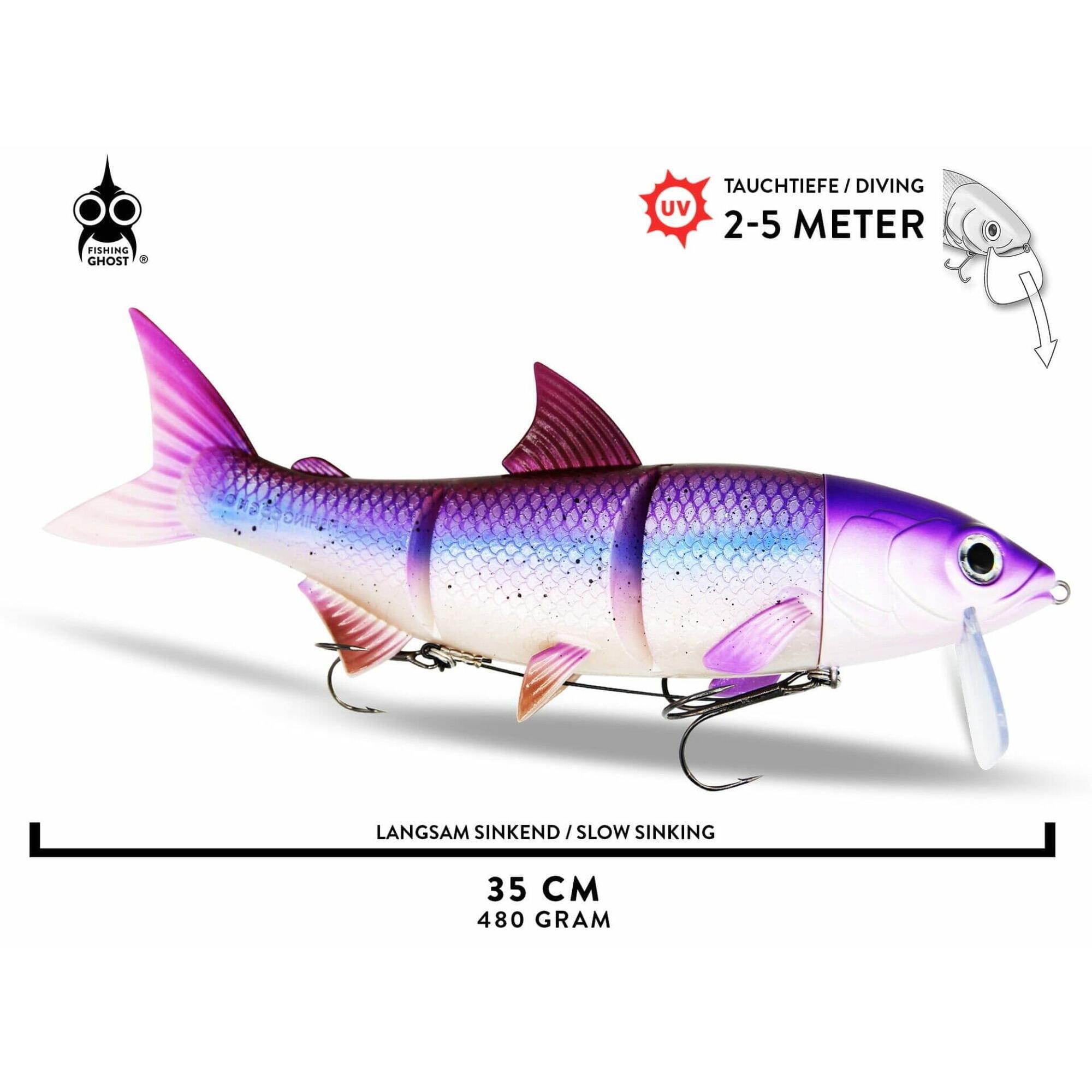 Fishingghost - Leurre Souple - Renky One 35cm - Purple Lady - Leurre Souple - Blanc|bleu|violet - No Size - Decathlon