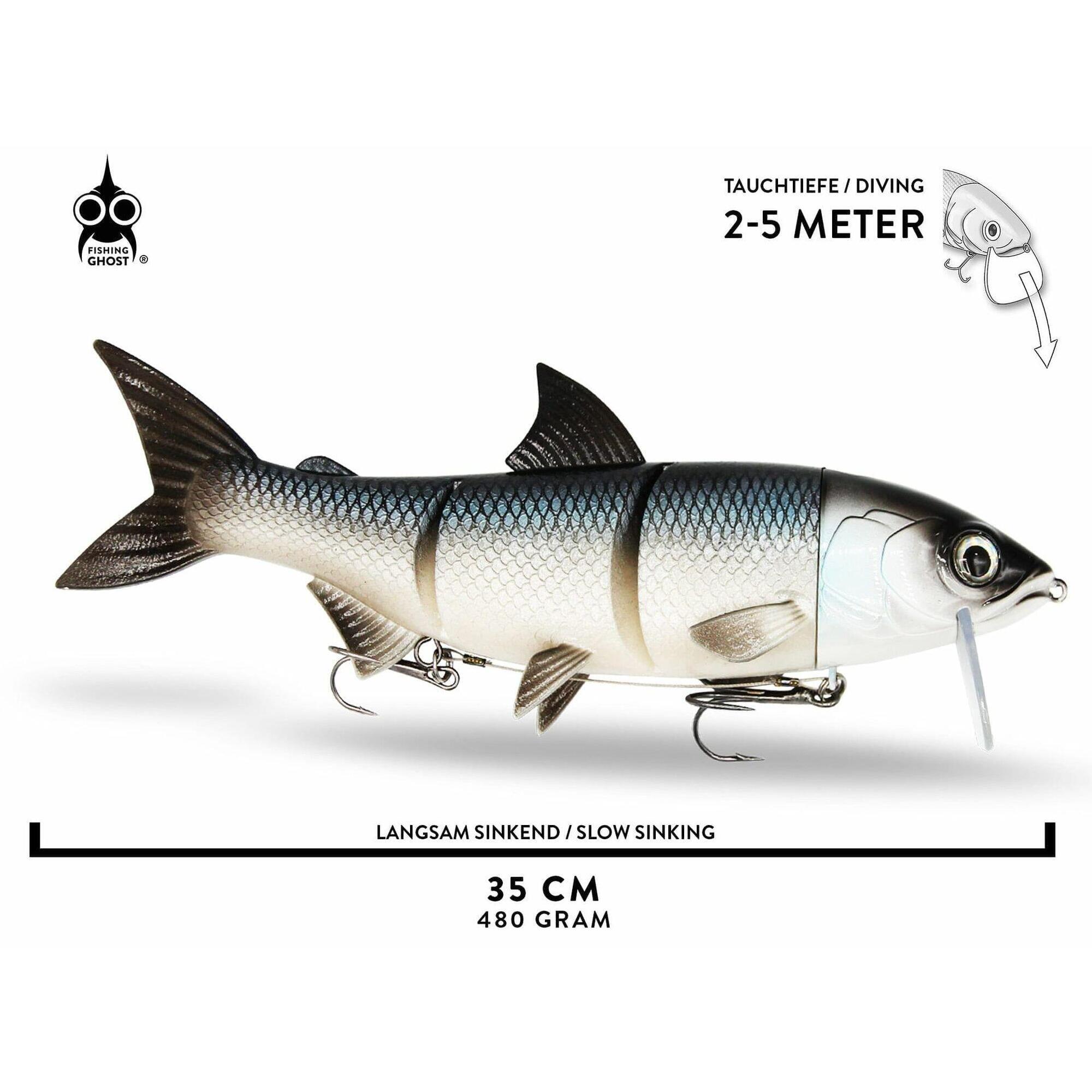 Renky One 35cm - Hybrid Swimbait Renky Fish - 480g - White Fish