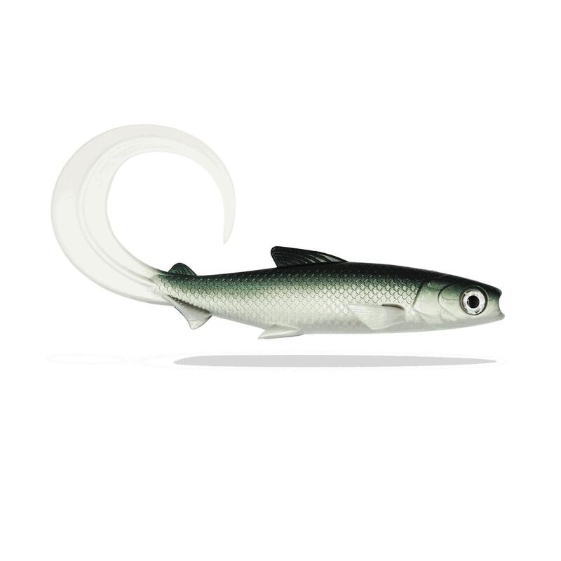 Leurre souple - Fishing Ghost - Renky Shad 35cm - Curly Tail - White Fish