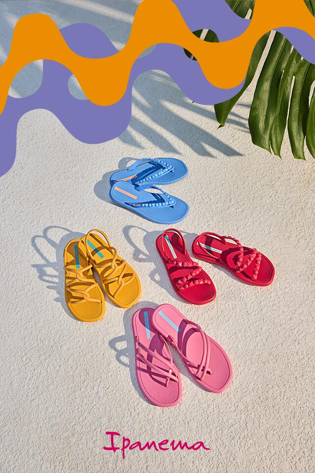 Chanclas Ipanema Meu Sol para mujer, rosa empolvado 4/7