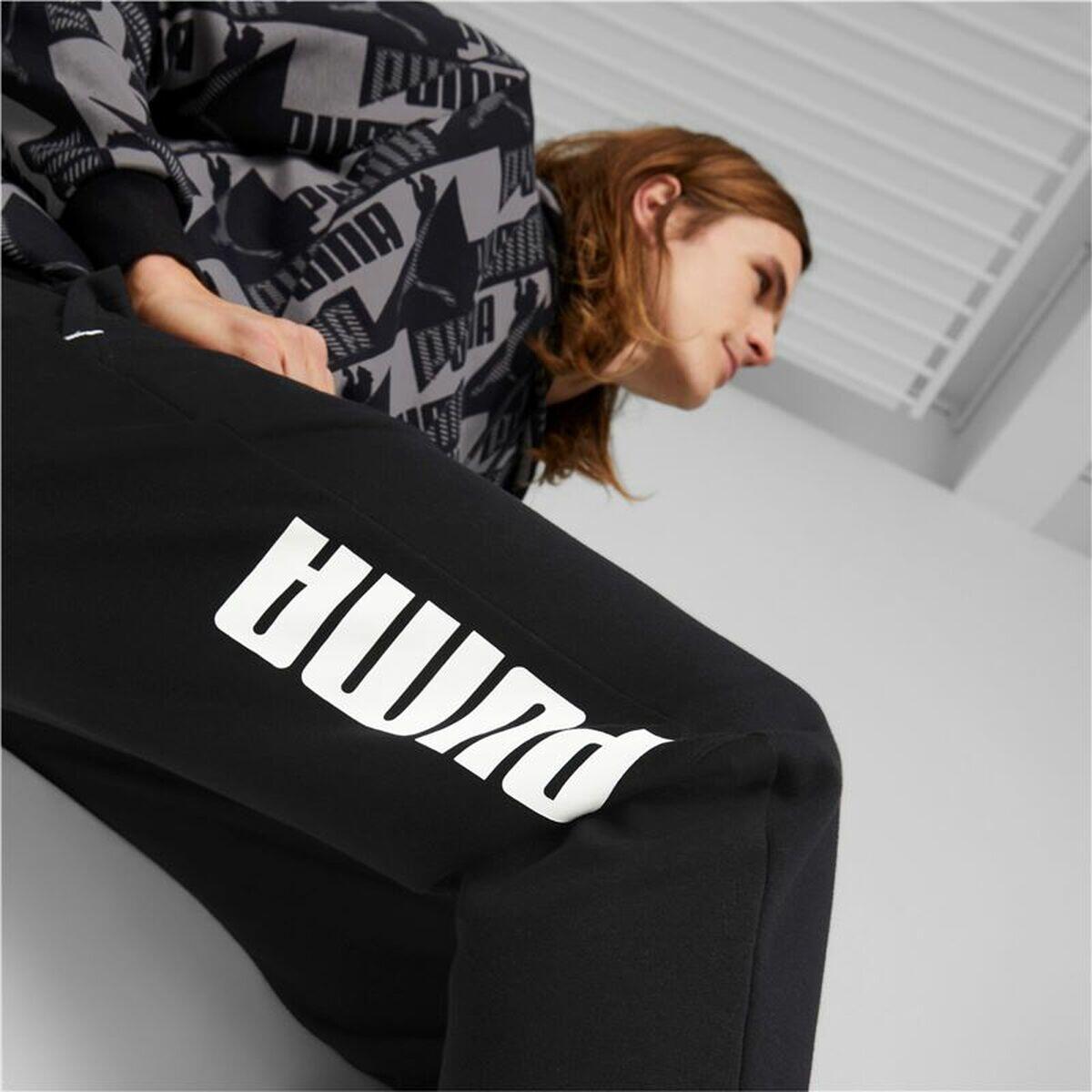 Pantalon de sport long Puma Power Sweatpants Noir 4/5