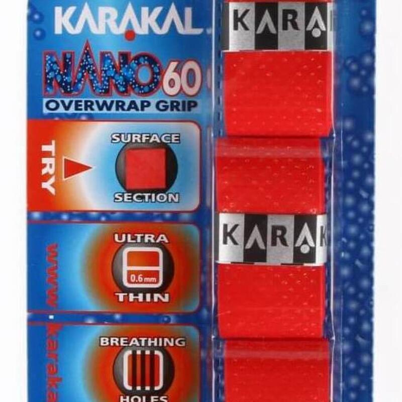 Karakal Nano 60 Overgrip Rosso