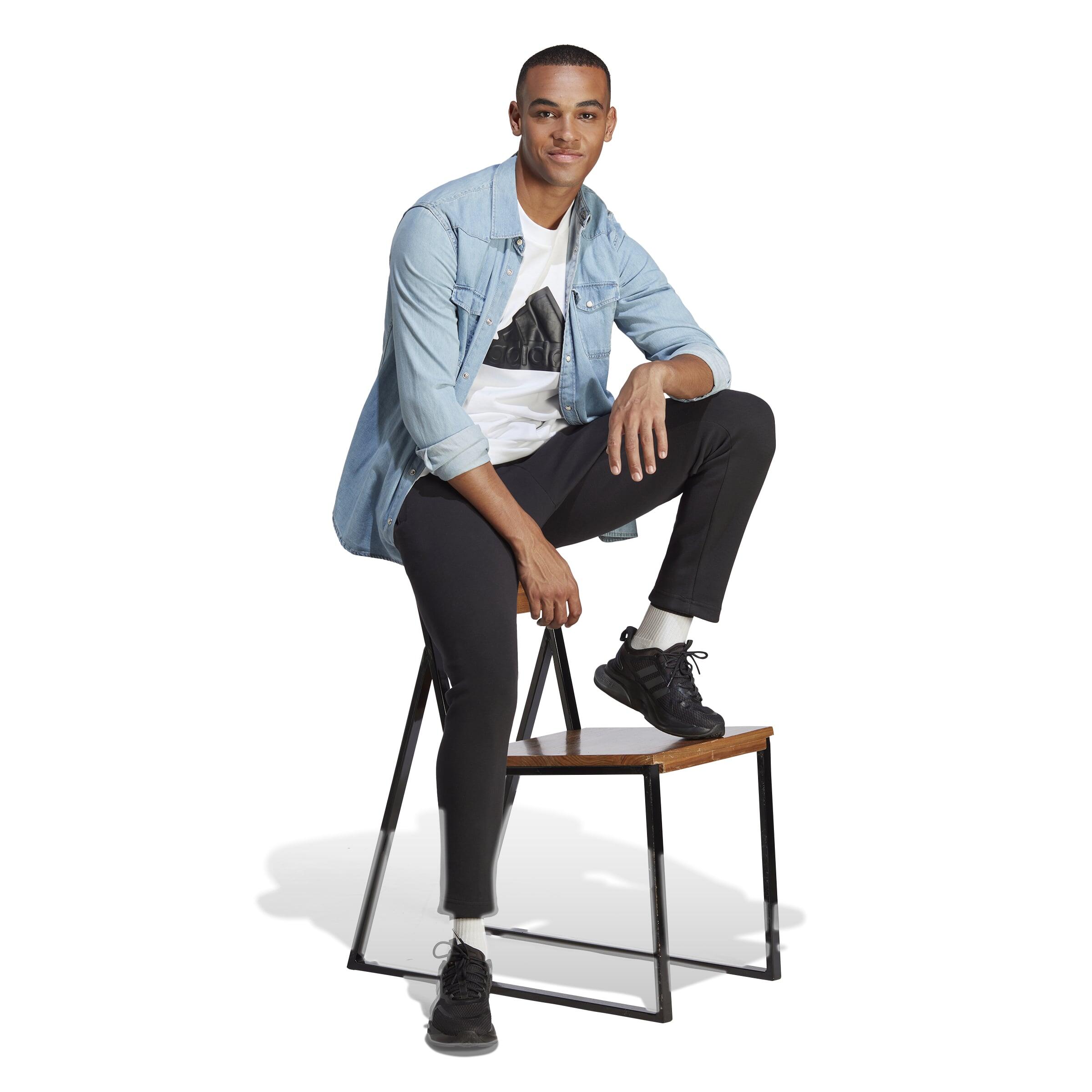 Pantalon long / collants pour homme Adidas noir 5/7