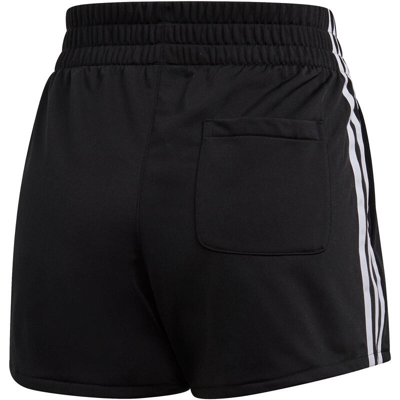 Pantalones Cortos Deportivos para Mujer Adidas  3 Stripes  Negro