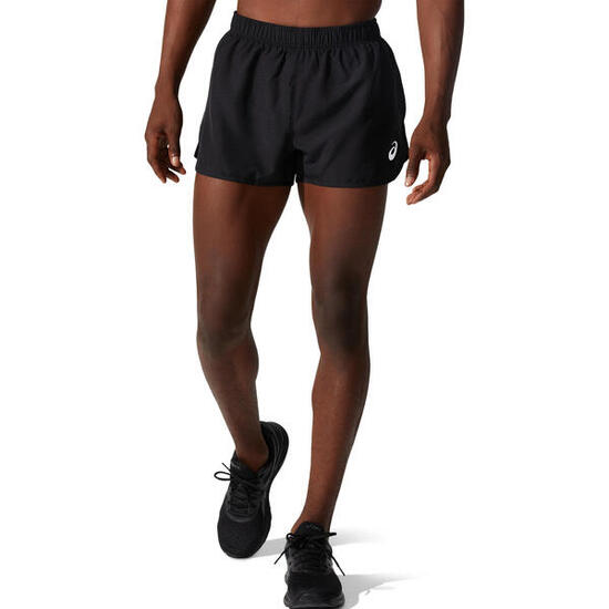Herren-Sportshorts Asics Core Split Schwarz