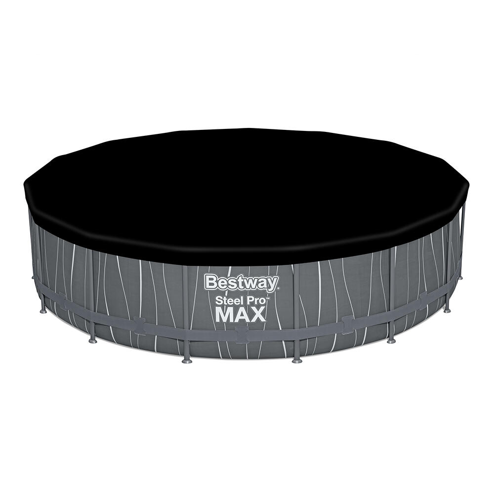 Bestway Steel Pro MAX Round Above Ground PoolSet with LED Light, 4.57 m x 1.07 m 5/7