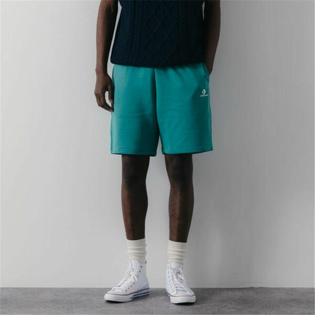 Pantaloni Corti Sportivi da Uomo Converse Classic Fit Wearers Left Star Verde CONVERSE Decathlon