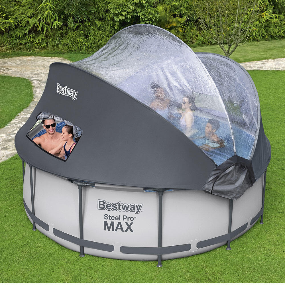 Bestway Kit piscina Steel Pro MAX 3,66 m x 1,00 m con copertura