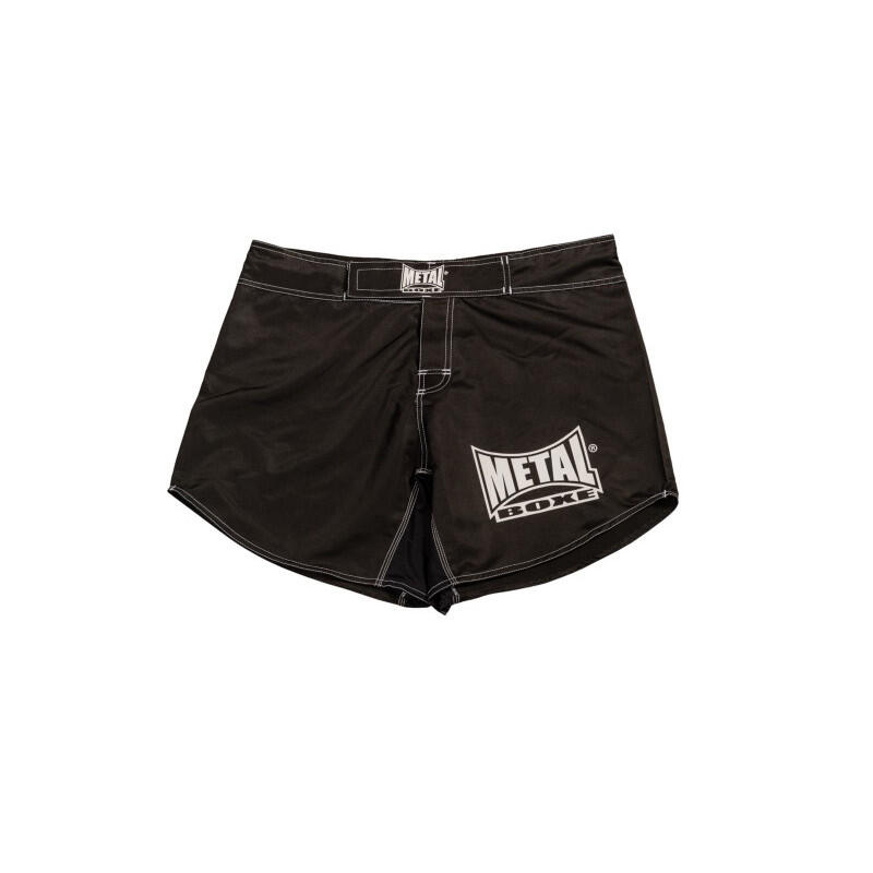 pantalones cortos de MMA de boxeo metálico