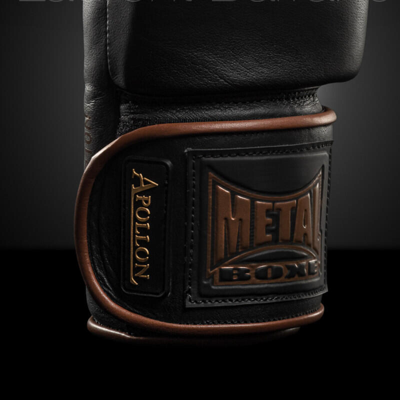 Leather boxing gloves Metal Boxe apollon