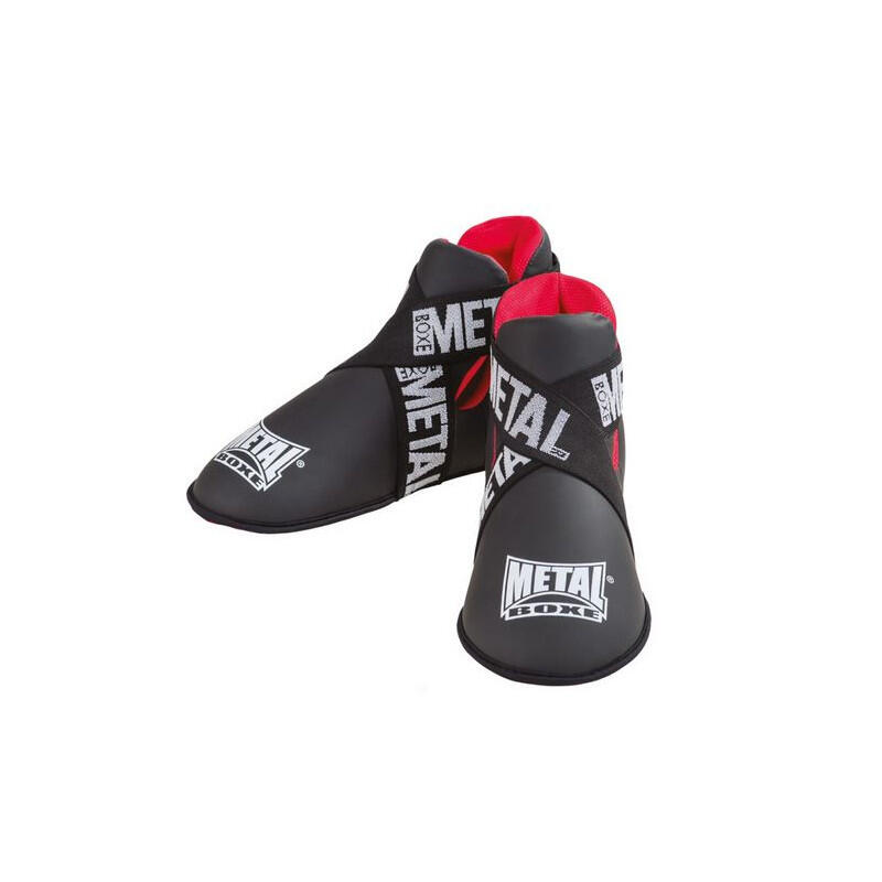 Metal Boxe - Protège Pied Full Contact Metal Boxe - Protège-pied - Noir|rouge - 40 M - Decathlon