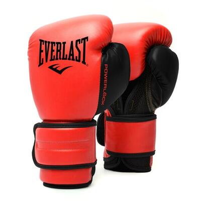 Everlast powerlock 2r (kick)bokshandschoenen | zwart | 16-oz