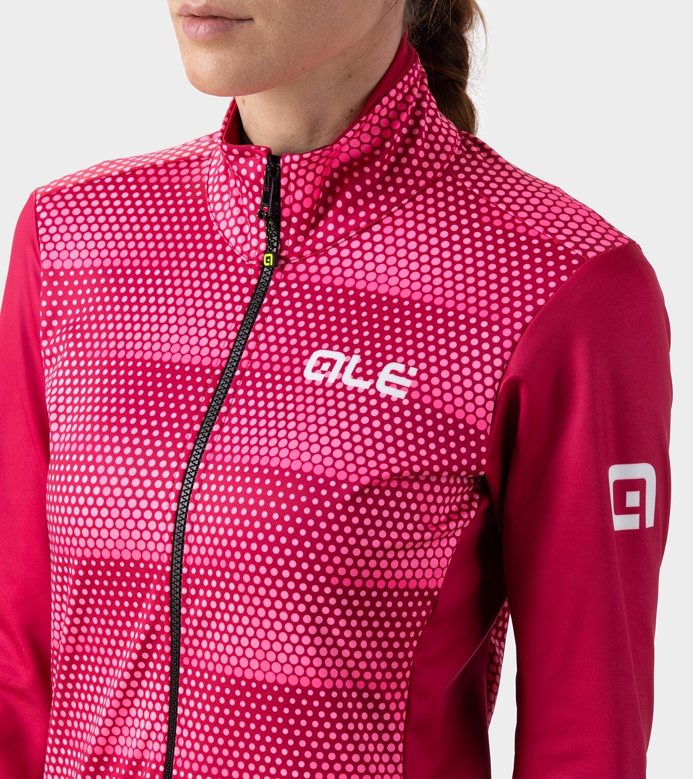 Veste Manches Longues Femme Alé Sharp Rose Fluo 3/6