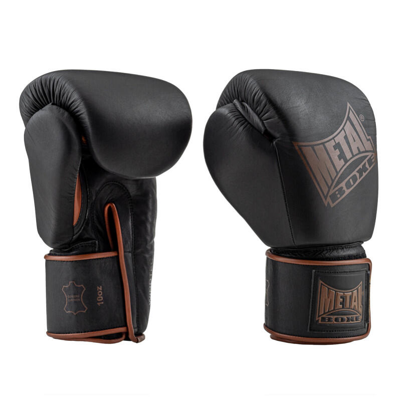 Leather boxing gloves Metal Boxe apollon