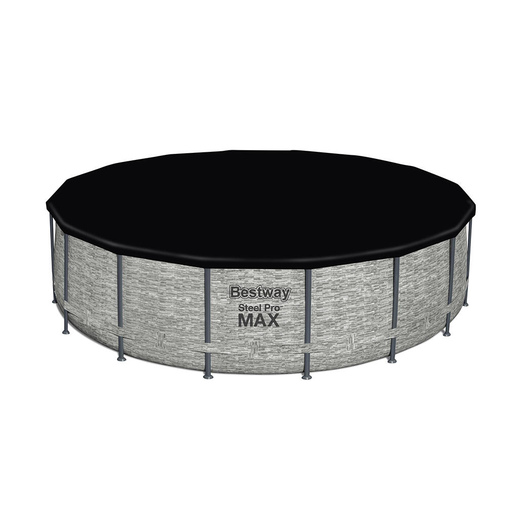 Bestway Steel Pro MAX Aufstellpool Kompl ett-Set 488 x 122 cm, rund 2/7
