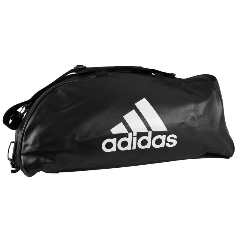 Bolsa de deporte Adidas 2 en 1 logo blanco