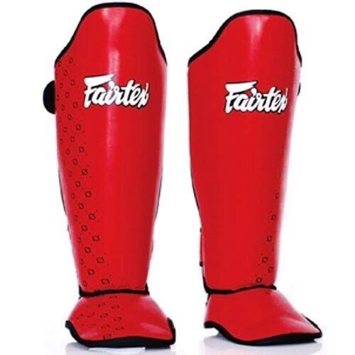 Protège-tibias Fairtex SP5 Rouge L 3/4
